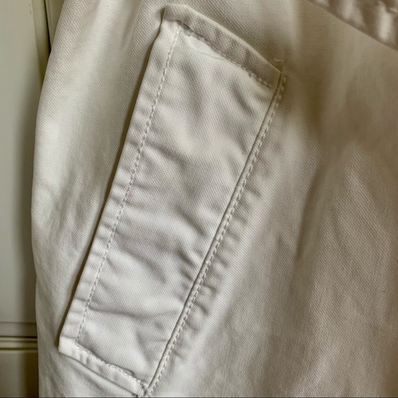 Gap White Cotton Trench coat. Size M - Picture 8 of 9